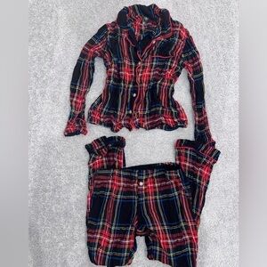Alya Flannel Pajama Set